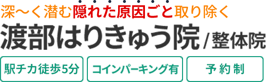 北千住(足立区)の鍼灸・整体 「渡部はりきゅう院・整体院」